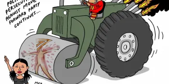 Cartoon by Stephff: 2-year jail sentence for Ms Chonthicha