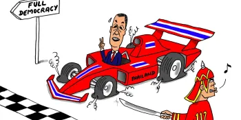 Cartoon by Stephff: Formula One in Thailand