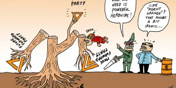 Cartoon by Stephff: New orange party