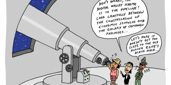 Cartoon by Stephff: Digital Wallet scheme in the pipeline