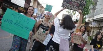 Chiang Mai activists march for International Women’s Day
