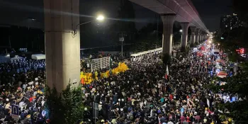 The protest on 29 November 2020