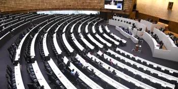The House of Representatives' chamber inside the parliament compound. (File photo)