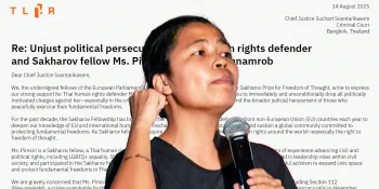 Cover picture from Thai Lawyers for Human Rights (TLHR)