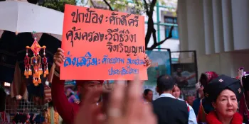 Ethnic communities join an event celebrating the bill's passing (Photo from Indigenous Media Network)