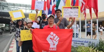 Bangkok protest demands end to Thailand-Cambodia border conflict