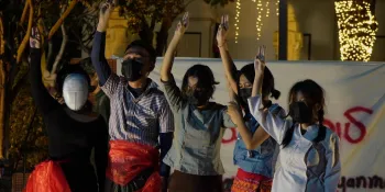 HRW: Concerted Global Action Needed to Reverse Human RighAn event commemorating the anniversary of the February 2021 military coup, Chiang Mai, 1 February 2025 (File photo)ts, Humanitarian Catastrophe in Myanmar