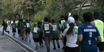 Civil society network organizes park run to call for vote in favour of new Constitution
