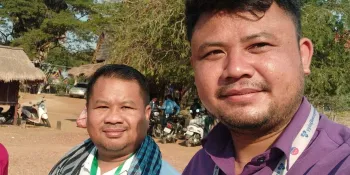Porn Sopheap (left) and Pheap Pheara (right). (Photo from LICADHO)