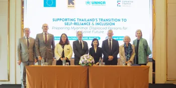 European Union launches new programme to support sustainable solutions for Myanmar displaced persons in Thailand