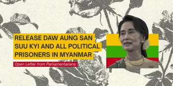 Parliamentarians call on ASEAN to demand release of Aung San Suu Kyi and Myanmar political prisoners