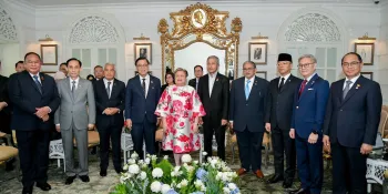 Informal Meeting of the ASEAN Foreign Ministers with the Foreign Minister of Myanmar on 12 July (Photo from Thai Ministry of Foreign Affairs)